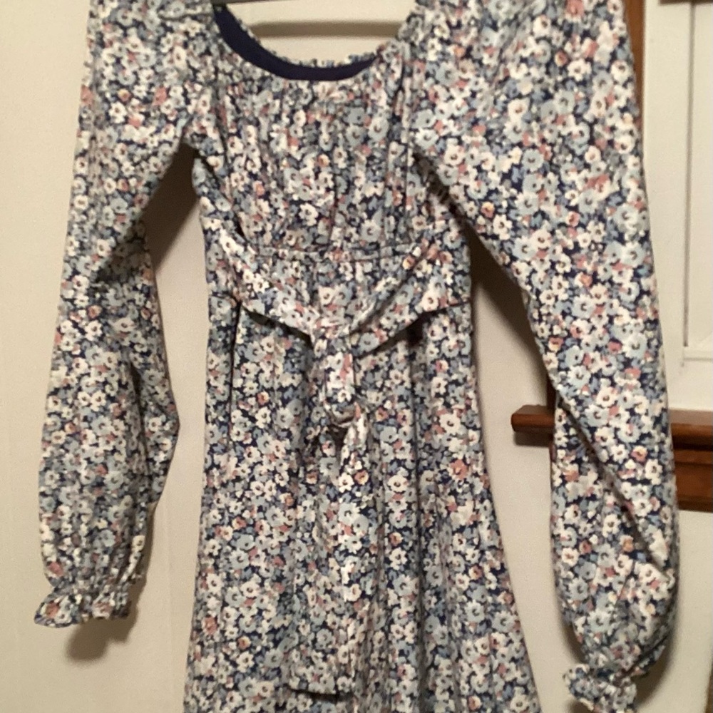 Altar'd State Blue Floral Mini Dress
